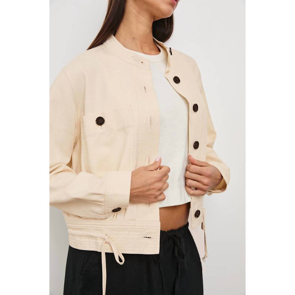 NEW RAILS alma lightweight jacket in ecru - Picture 2 of 4